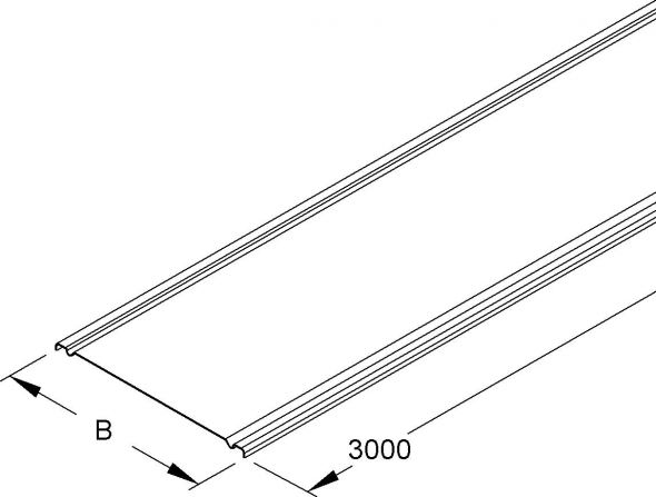 Gitterrinnen-Deckel GTD 100 F