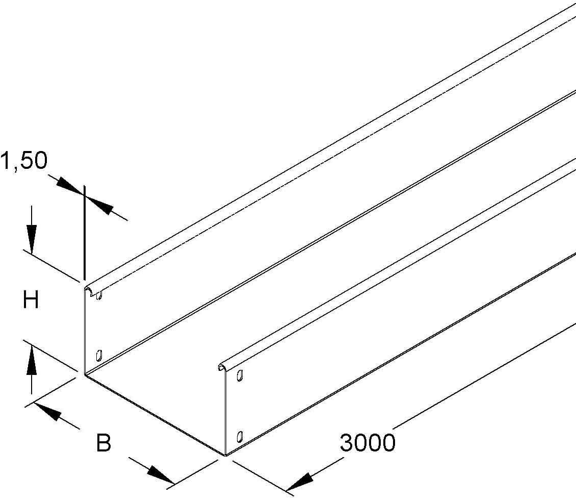 Kabelrinne RSU 110.300