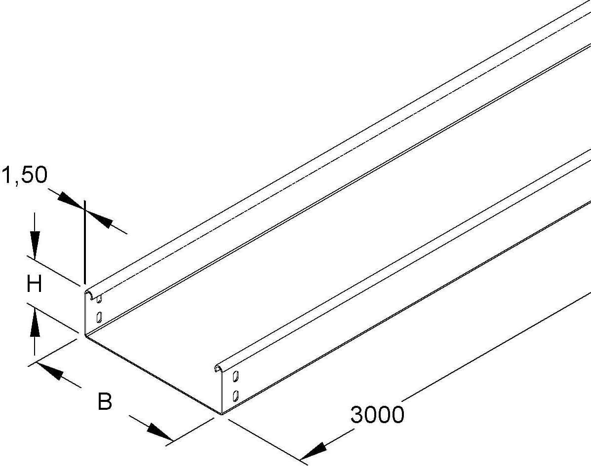 Kabelrinne RSU 60.200 F
