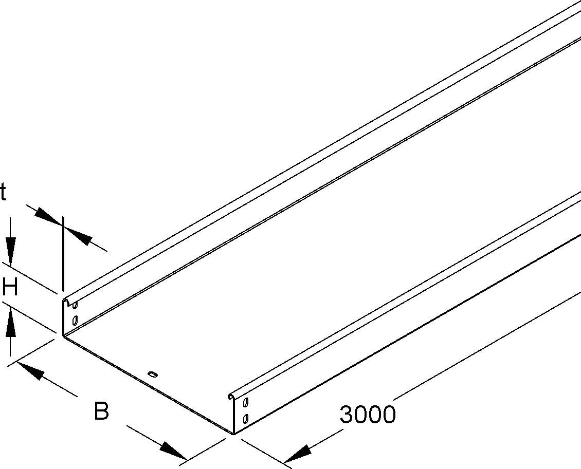 Kabelrinne RSUS 60.200 OV