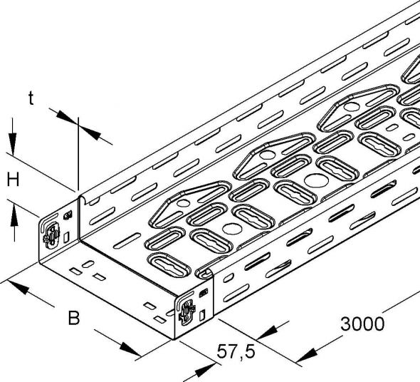 Kabelrinne RLVC 60.600 E3