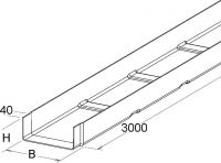 GFK-Kabelrinne KK 80.600