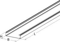 GFK-Kabelrinne KP 80.200