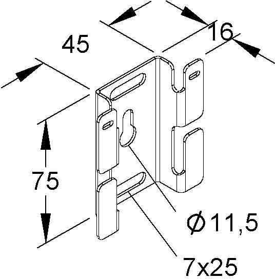 Montagebügel GRMB 50 E3