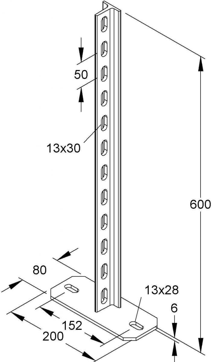 Bodenanschluß MIABK 600 F