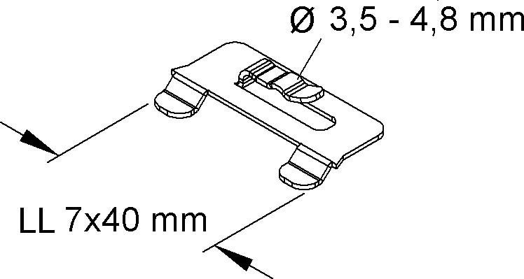 GR-Befestigungsclip GRBA 40 E2