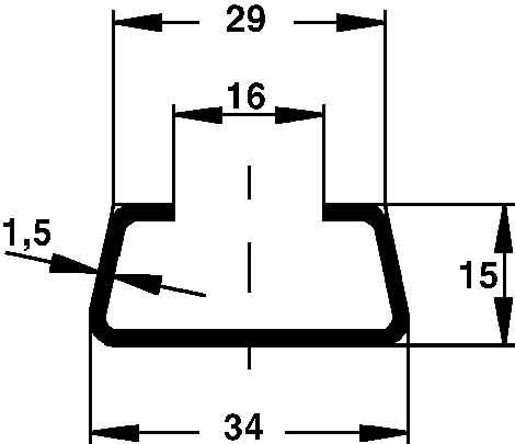 Ankerschiene 2975/2 BO