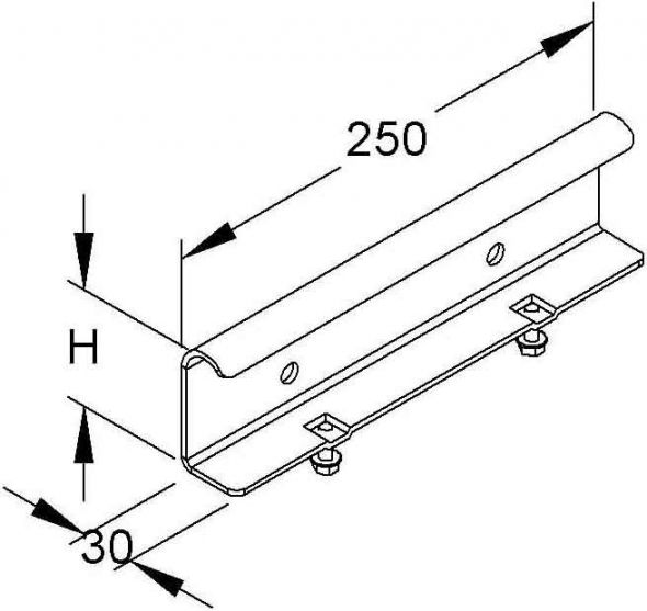 Stoßstellenverbinder KRLV 60 F