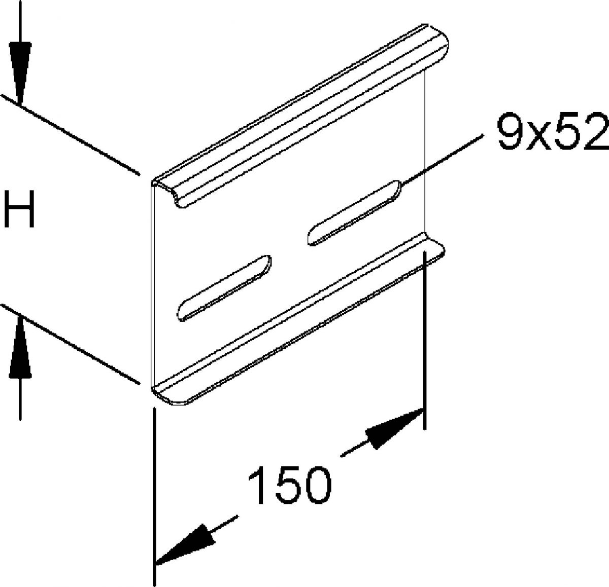 Stoßverbinder 153E11-A