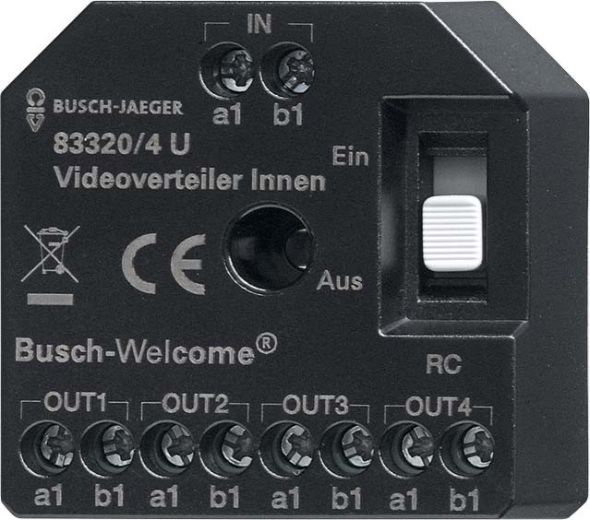 Aktiv Videoverteiler 83320/4 U