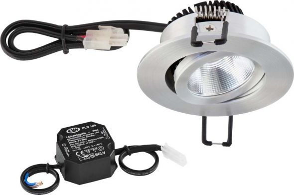 LED Deckeneinbauleuchte PC20N91402 alu
