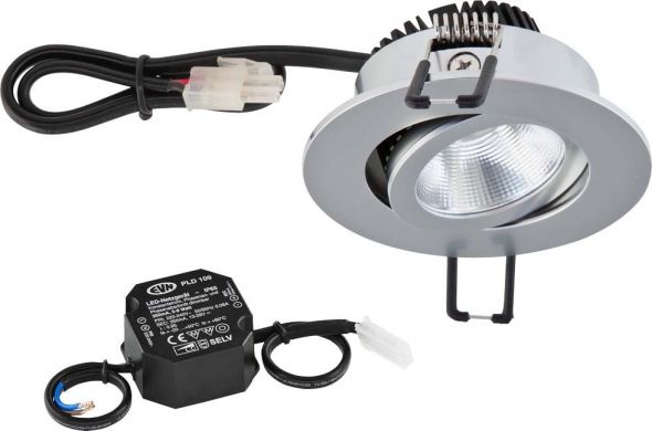 LED Deckeneinbauleuchte PC20N91502 chr/mt