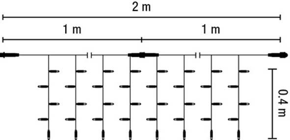 LED-Drape Lite 240 58723