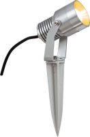 P-LED COB Spot m.Erdspieß PC 670502 alu-mt