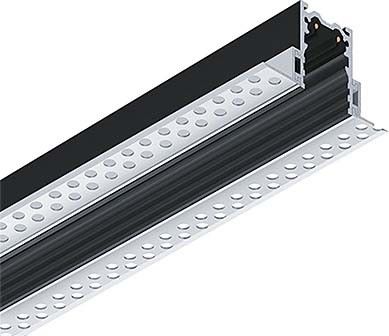 Niedervolt U-Einbauprofil SUP2 TRACKU TL 2M BK