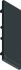 Abschlussplatte schwarz SUP2 TRACK #22169704
