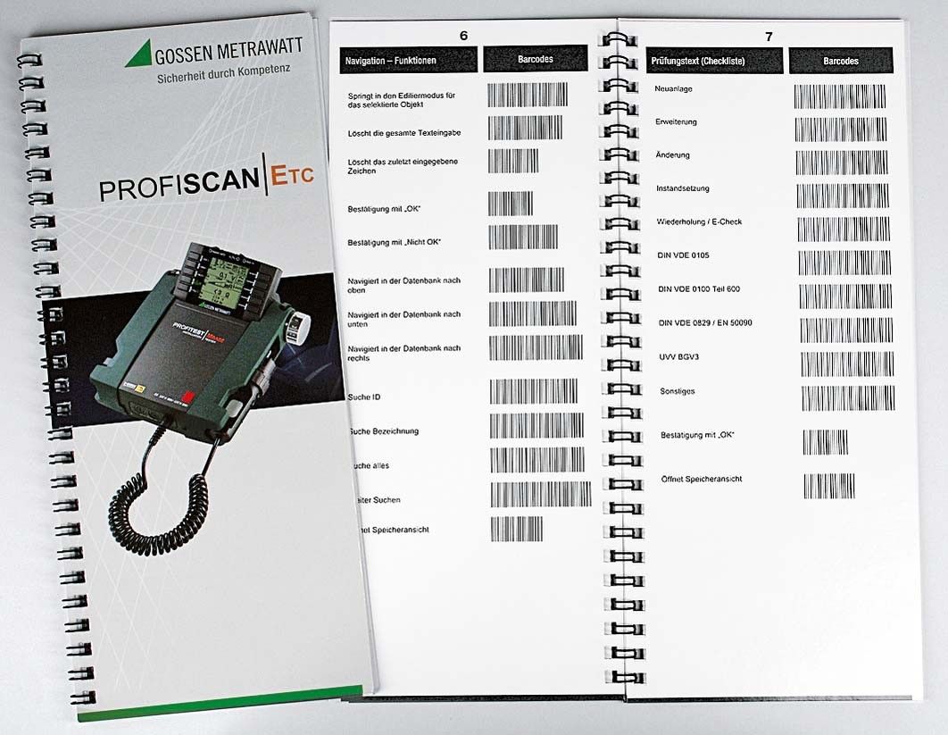 Ringbuch z.Datenverwaltung PROFISCAN ETC D