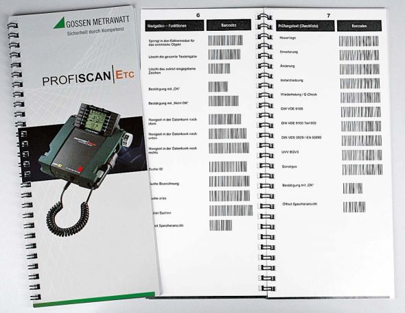 Ringbuch z.Datenverwaltung PROFISCAN ETC D