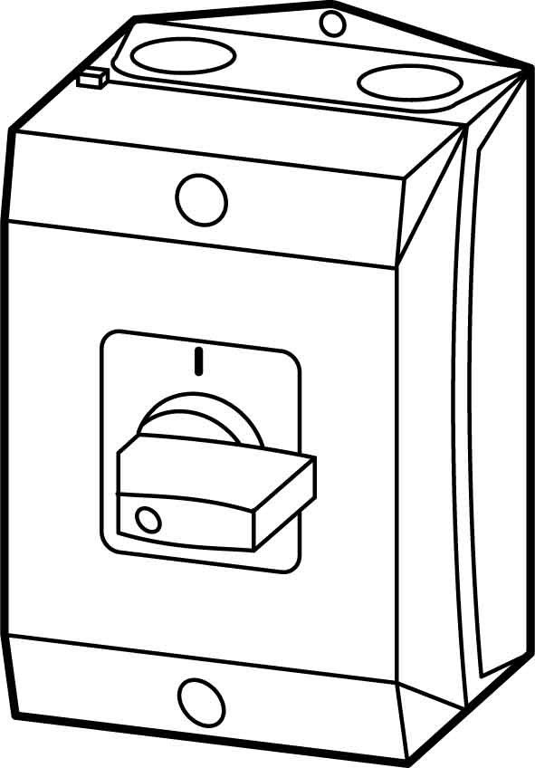 Ein-Aus-Schalter T0-2-1/I1/SVA(S)