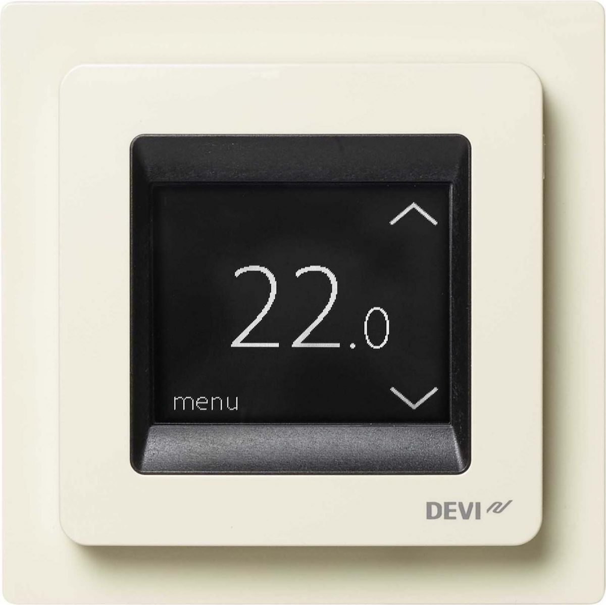 Uhrenthermostat DEVIreg Touch ws