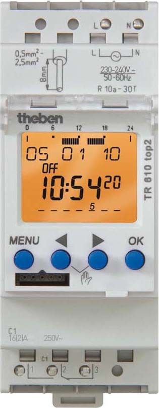 Zeitschaltuhr digital TR 610 top2 G
