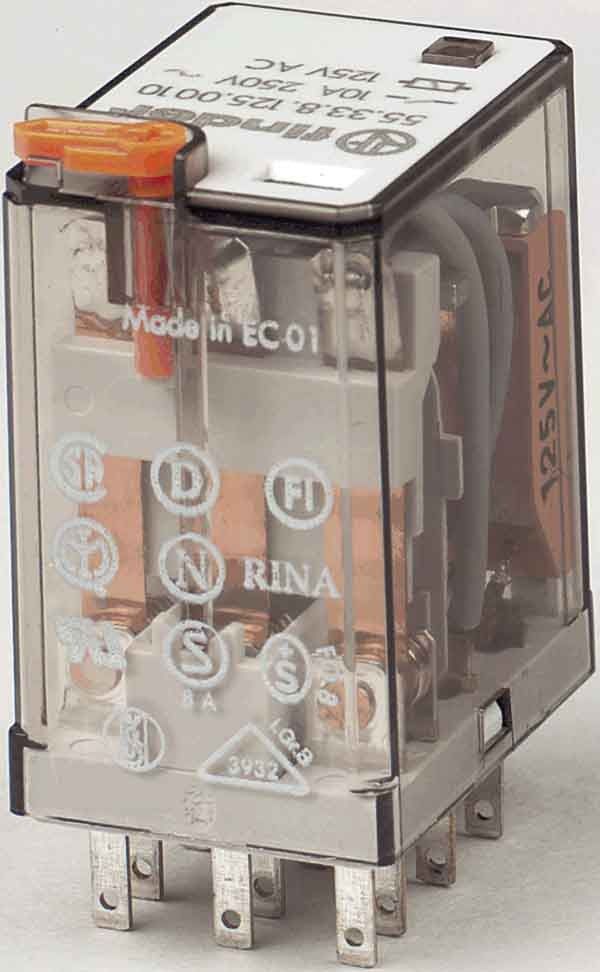 Steckrelais m. Prüftaste 55.33.8.230.2010