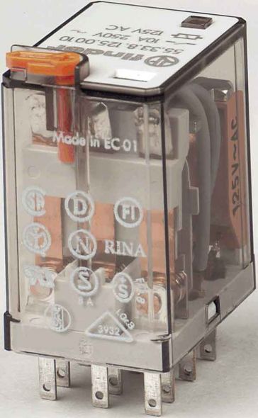 Steckrelais m. Prüftaste 55.33.8.230.2010