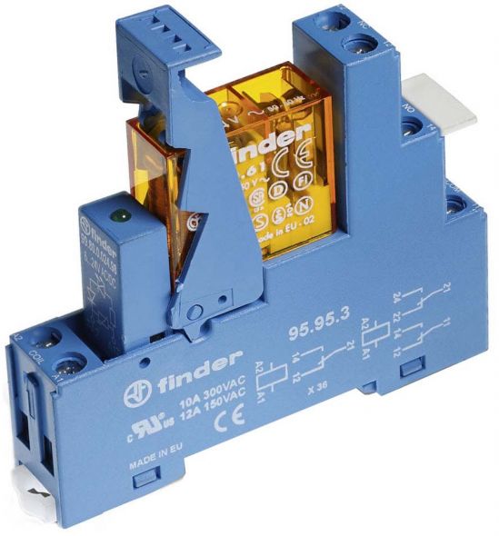 KOPPELRELAIS 2U/8A, 12V AC 49.52.8.012.0060