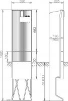 Säule BH4 leer SK142H