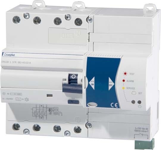 Fehlerstromschutzschalter DRCCB5STR025-4/0,03A