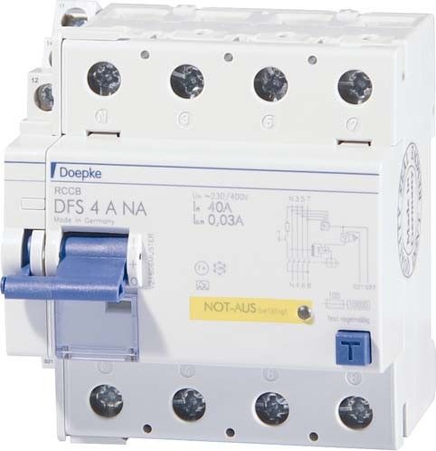 FI-Schutzschalter DFS4 4-polig 40A 30mA Typ A SK 5711191