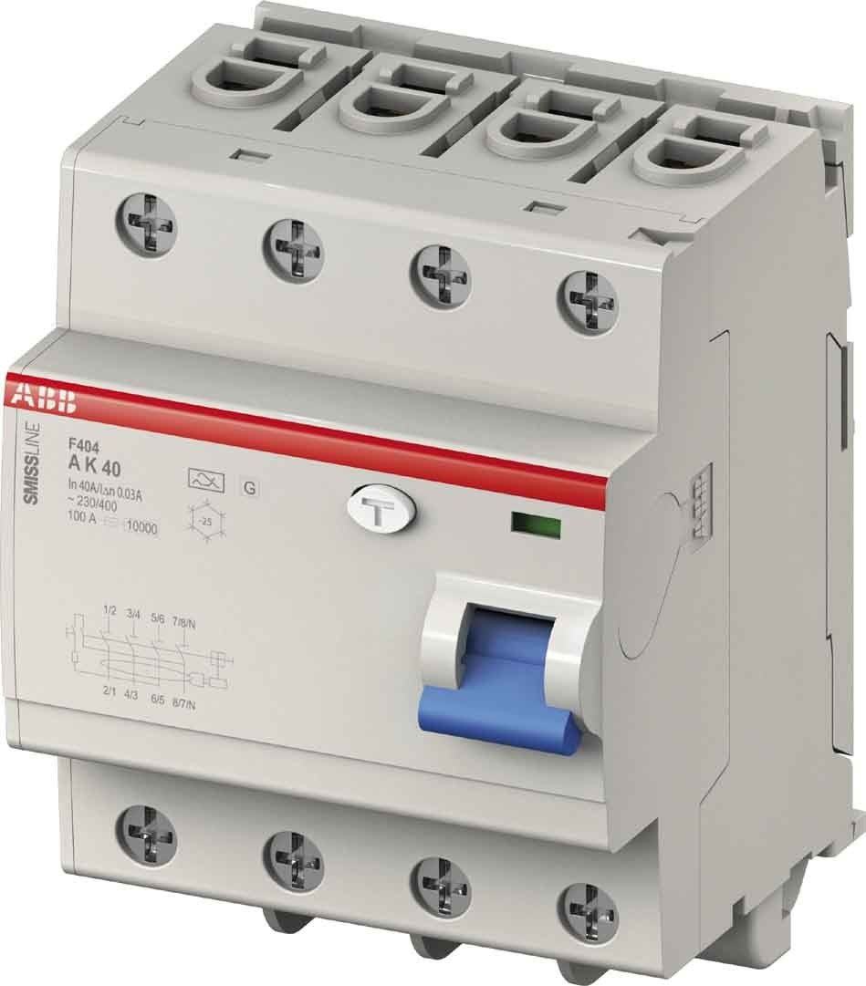 Fehlerstromschutzschalter F404A-K40/0.1