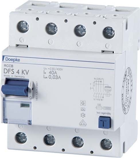 FI-Schalter DFS4 100-4/0,03-A KV