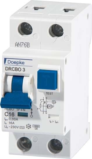 FI/LS-Kombination/RCBO DRCBO3 C13/0,03/1N-A