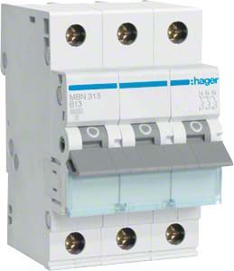 Leitungsschutzschalter MBN313 B-13A 3-polig 6kA