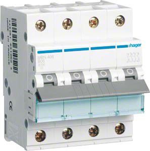 Leitungsschutzschalter MBN406 B-6A 4-polig 6kA