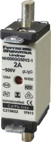 NH-ZERO-Sicherungseinsatz NH000GG50V10-1