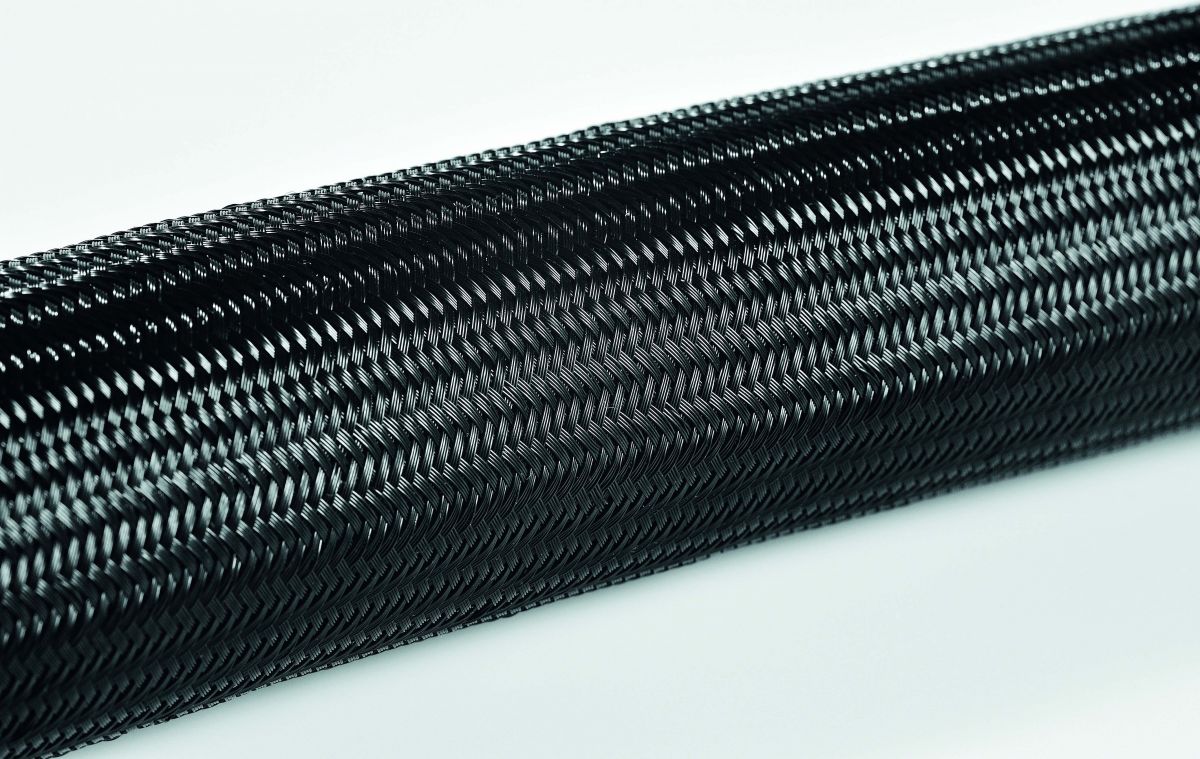 Geflechtschlauch HEGPA6612 PA66 BK100