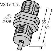 Sensor,ind.,M30x1,5 Bi10-M30-LIU