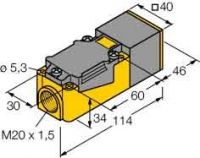 Sensor,ind. quad. 40mm Bi15-CP40-LIU
