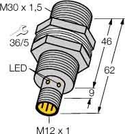 Sensor induktiv Bi10U-MT30-AP6XH1141
