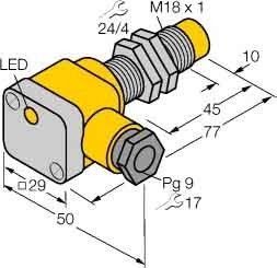 Sensor induktiv Ni10-G18SK-AP6X