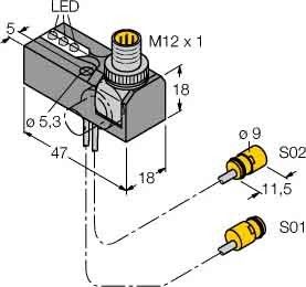 Sensor induktiv Ni2-K09 #1650039