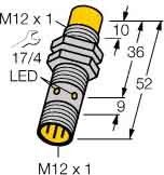 Sensor,ind.,M12x1,Stecker Ni10U-EM12-AP6XH1141