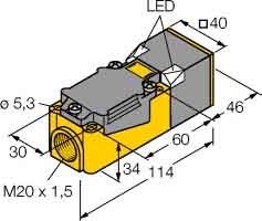 Sensor Ni20-CP40-VP4X2/S100