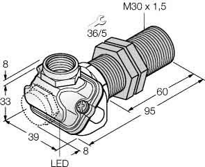 Sensor induktiv BI15U-EM30WDTC-AP6X