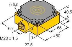 Sensor,ind. 80x80x40mm NI40-CP80-Y1