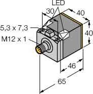 Sensor induktiv Bi15-CK40-AP6X2H1141