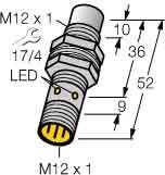 Sensor,ind.,M12x1,Stecker Ni10U-MT12-AP6XH1141