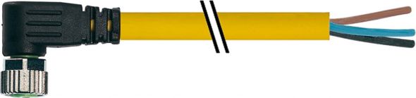 M8 Buchse gewinkelt 7000-08101-0510500